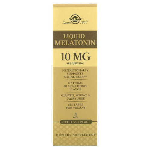 Melatonin (Мелатонин) 10 мг 59 мл (Solgar)