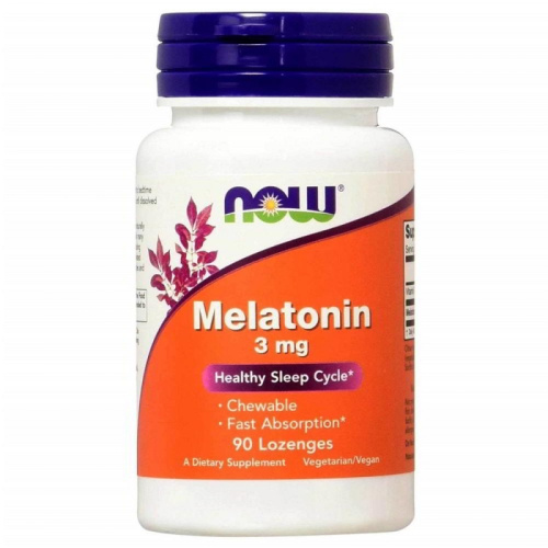 MELATONIN 3 мг 90 леденцов (Now Foods)
