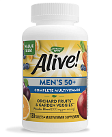 Alive! Men's 50+ Complete Multivitamin 130 таблеток (Nature's Way)