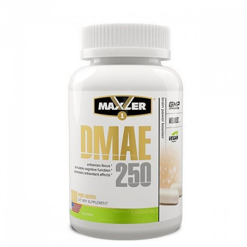 DMAE (Диметиламиноэтанол) 250 мг 100 капсул (Maxler)