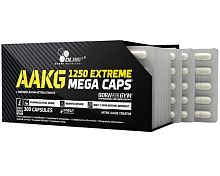 AAKG 1250 Extreme Mega Caps (Аргинин Альфа-Кетоглутарат) 300 капсул (Olimp)
