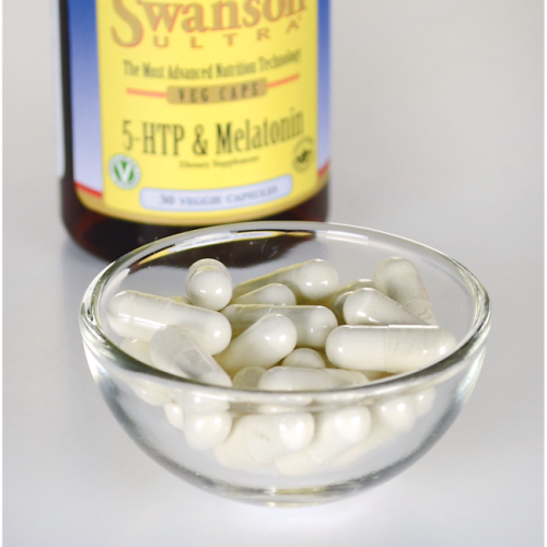5-HTP & Melatonin 30 капсул (Swanson) фото 2
