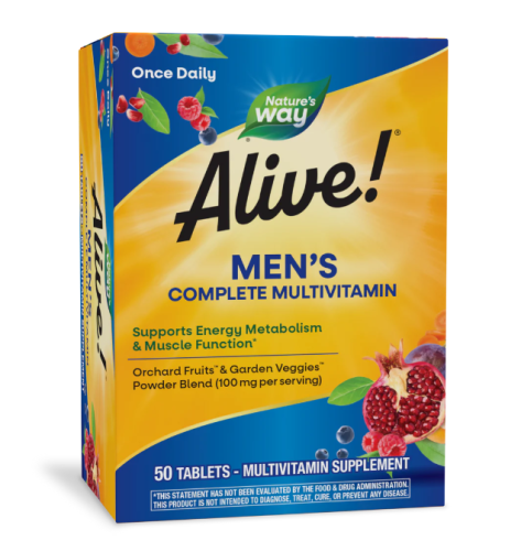 Alive! Men's Complete Multivitamin 50 таблеток (Nature's Way)