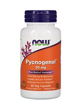 Pycnogenol 30 мг (Пикногенол) 60 вег капсул (Now Foods)