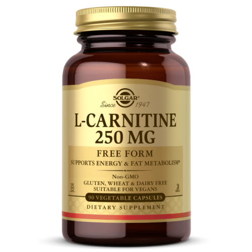 L-Carnitine (L-Карнитин) 250 мг 90 вег капсул (Solgar)