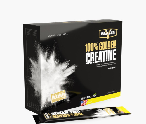 100% Golden Creatine (Креатин) 30 sticks x 5гр (150 гр) (Maxler)