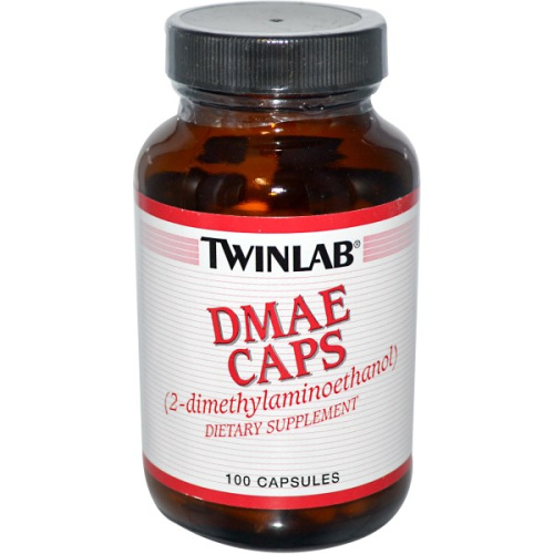 DMAE (Диметиламиноэтанол) 100 мг 100 капсул (Twinlab) фото 3