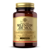 Selenium yeast free (Селен без дрожжевой) 200 мкг 100 таблеток (Solgar)