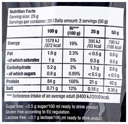 Iso Whey Zero lactose free 500 гр (BioTech) фото 3