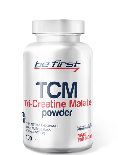 TCM Tri-Creatine Malate Powder (Креатин) 100 г (Be First) фото 2
