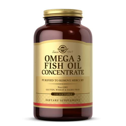 Omega-3 Fish Oil Concentrate 1000 мг  240 капсул (Solgar)