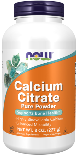 Calcium Citrate порошок 227 гр (Now Foods)