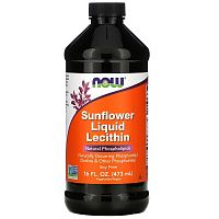 Sunflower Liquid Lecithin (жидкий лецитин из подсолнечника) 473 мл (Now Foods)