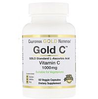 Vitamin C Gold C 1000 мг 60 капсул (California Gold Nutrition)