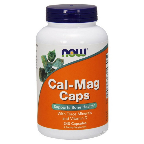 Cal-Mag Caps (Кальций и Магний) 240 вег капс (Now Foods) фото 5