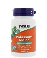 Potassium Iodide 30 мг (Йодид Калия) 60 таблеток (Now Foods)