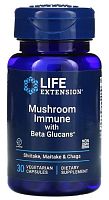 Mushroom Immune With Beta Glucans 30 вег капс (Life Extension)