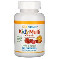 Kids Multi (Поливитамины для детей) ягодный вкус 60 жевательных таблеток (California Gold Nutrition)