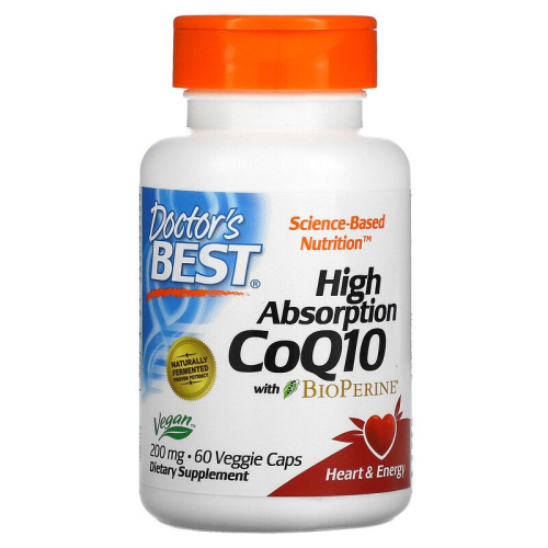 Co-Q10 200 mg - 60 капсул (Doctor`s Best)
