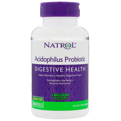 Пробиотик ацидофилус, 150 капсул (Natrol)