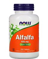 Alfalfa (Люцерна) 650 мг 250 таблеток (Now Foods)
