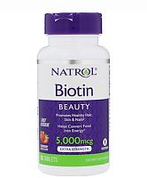 Biotin 5000 мкг 90 таблеток (Natrol)