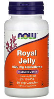 Royal Jelly 1500 мг (Маточное Молочко) 60 вег капс (Now Foods)