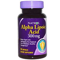 Alpha Lipoic Acid (Альфа-Липоевая Кислота) 300 mg 50 капсул (Natrol)