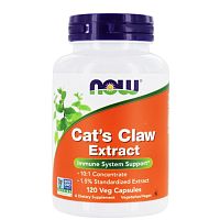 Cat's claw Extract (Кошачий коготь экстракт) 120 капсул (NOW)