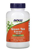 Green Tea Extract 400 мг (Экстракт Зеленого Чая) 250 вег капсул (Now Foods)