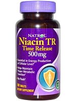 Niacin Time Release 500 мг 100 табл (Natrol)