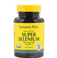 Super Selenium (Супер Селен) 200 мкг 90 таблеток (NaturesPlus)