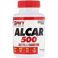 Alcar 500 mg (Ацетил Л-Карнитин 500 мг) 60 капсул (SAN)