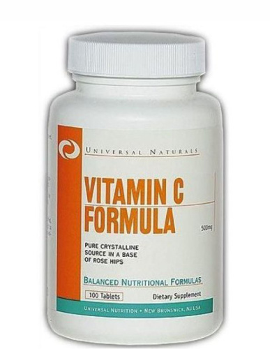 Vitamin C Formula 100 табл (Universal Nutrition) фото 4