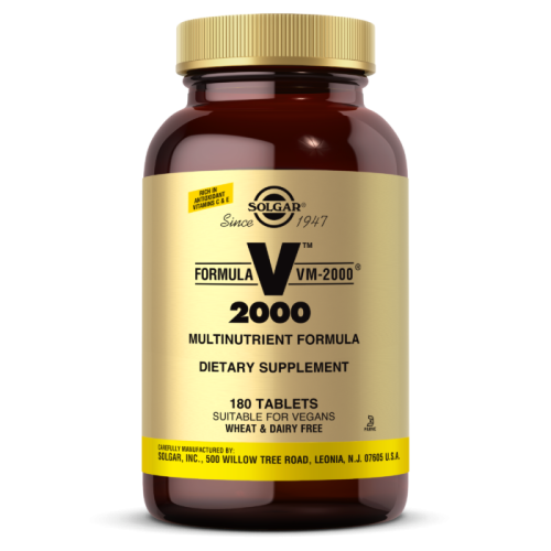 Formula VM-2000 (Multinutrient formula) 180 таблеток (Solgar)