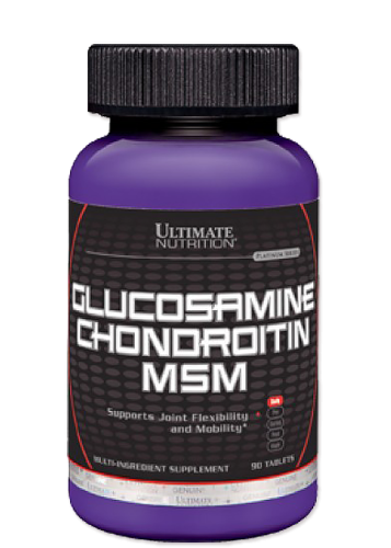 Glucosamine & Chondroitin & MSM 90 таблеток (Ultimate Nutrition)