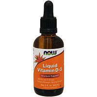 Liquid Vitamin D-3 400 IU (Жидкий витамин D-3) 59 мл (Now Foods)