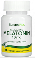 Melatonin 10 mg Fast Acting (Мелатонин 10 мг быстрого действия) 90 таблеток (NaturesPlus)