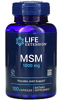 MSM 1000 мг (МСМ Метилсульфонилметан) 100 капс (Life Extension)