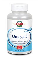 Omega-3 120 мягких капсул (KAL)