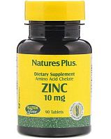 Zinc 10 mg (Цинк 10 мг) 90 таблеток (NaturesPlus)