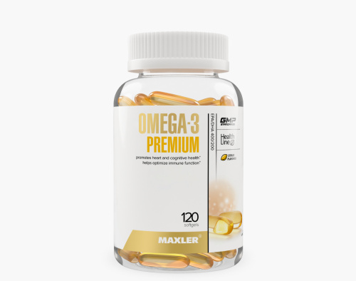 Omega-3 Premium 120 капсул (Maxler)