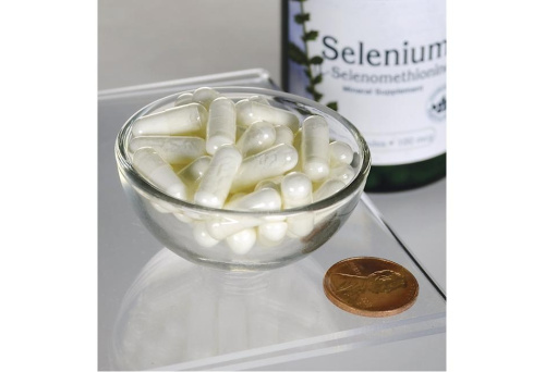 Selenium L-Selenomethionine 100 мкг (Селен) 200 капсул (Swanson) фото 2