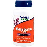 Melatonin 1 мг 100 таблеток (NOW)
