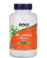 St. John's Wort 300 мг (Зверобой) 250 вег капсул (Now Foods)