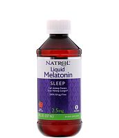 Жидкий мелатонин натуральный ягодный вкус 2,5 мг 237 мл (Natrol)