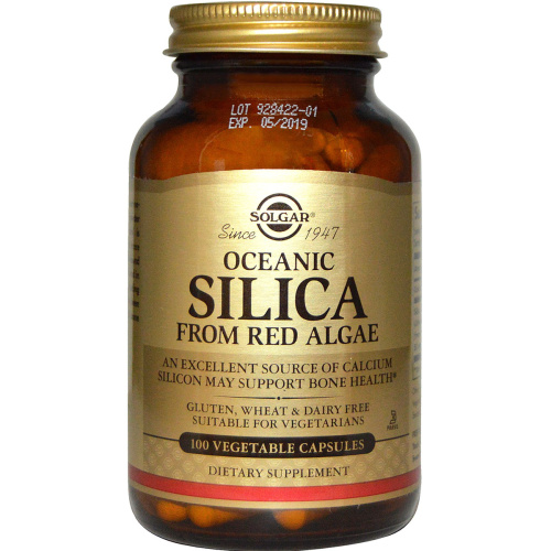 Silica (Океанический оксид кремния из красных водорослей) 100 капс (Solgar)