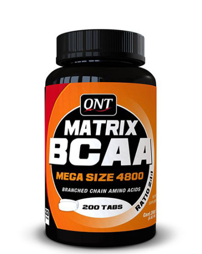 BCAA Matrix 4800 mg - 200 таблеток (QNT)