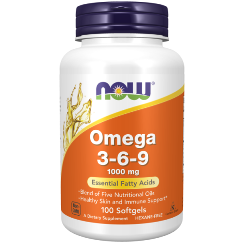 Omega 3-6-9 1000 мг 100 капсул (Now Foods)