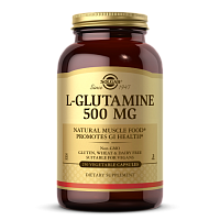L-Glutamine 500 мг (L-Глутамин) 250 капс (Solgar)